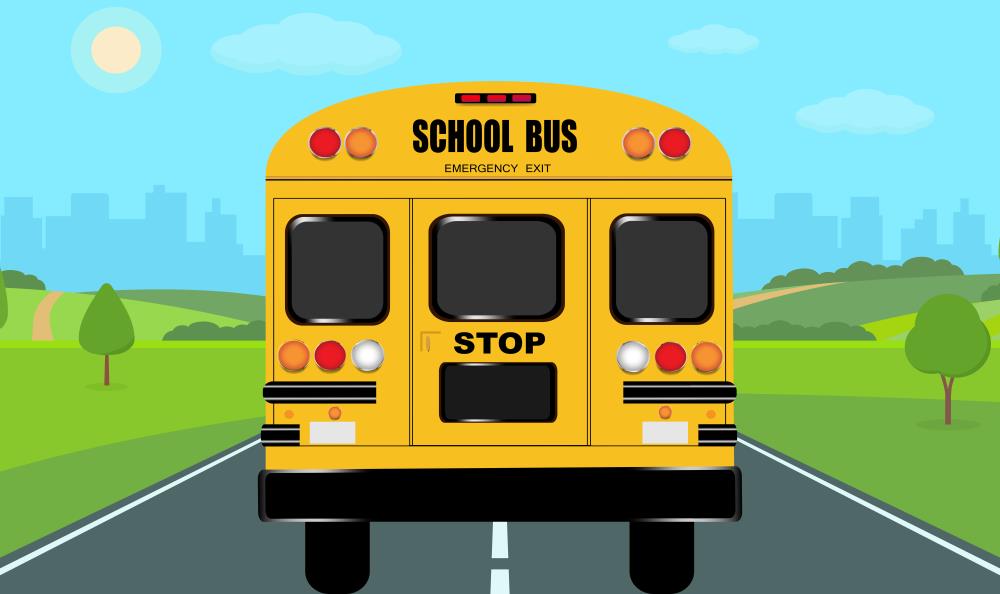 Fox School Bus Shop Photography Vinyl/Fabric Designed by JT