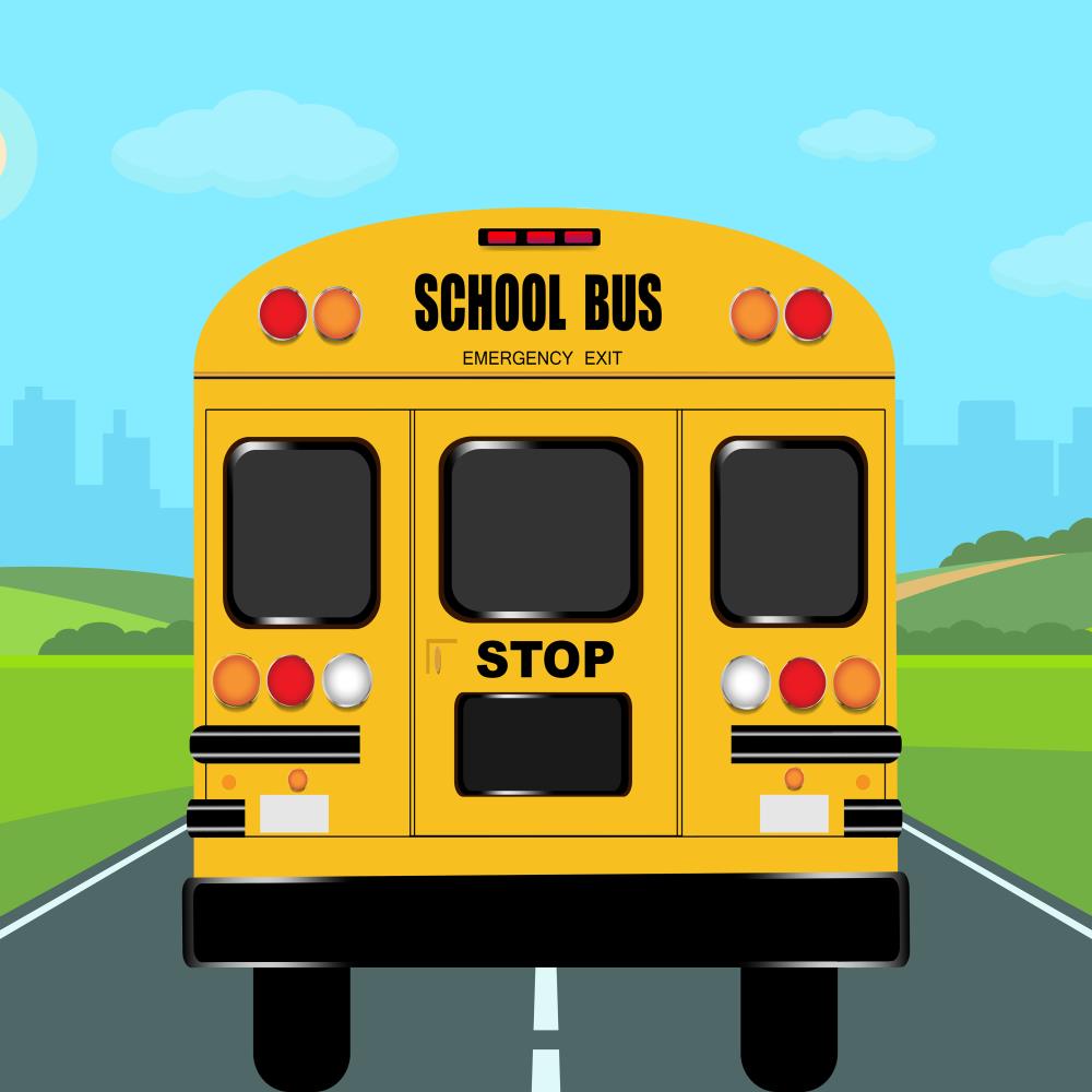 Fox School Bus Shop Photography Vinyl/Fabric Designed by JT