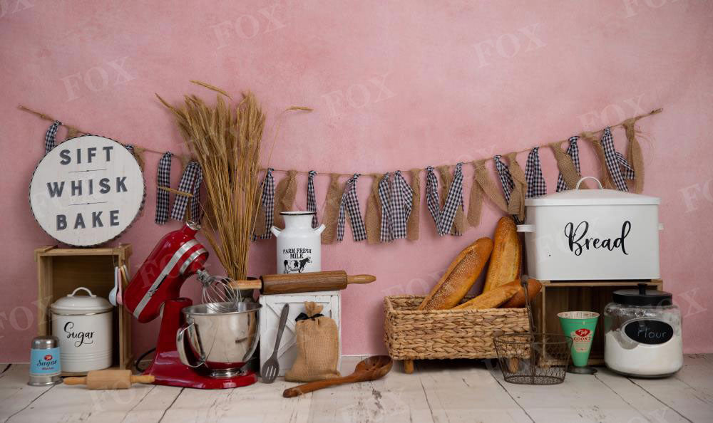 Fox Restaurant Bakery Kitchen Vinyl Backdrop Designed By Blanca Perez