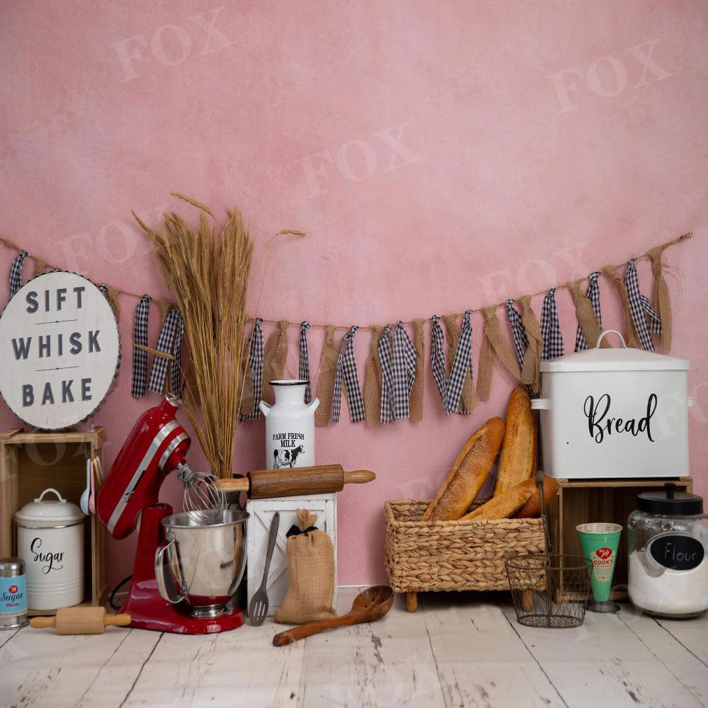 Fox Restaurant Bakery Kitchen Vinyl Backdrop Designed By Blanca Perez