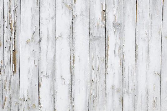 Fox White Old Wooden Vinyl Backdrop