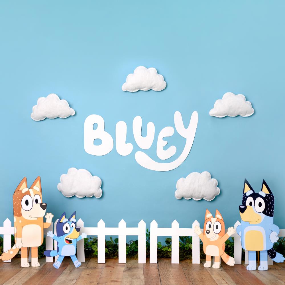 Fox Bluey Chilli Bandit Bingo Heeler Kiwi Vinyl/Fabric Backdrop Designed by Claudia Uribe