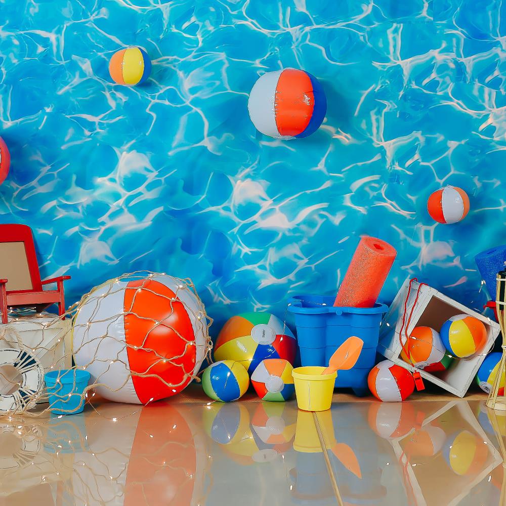 Fox Summer Beach Bum 2022 Vinyl Backdrop Designed by Kayla Miller