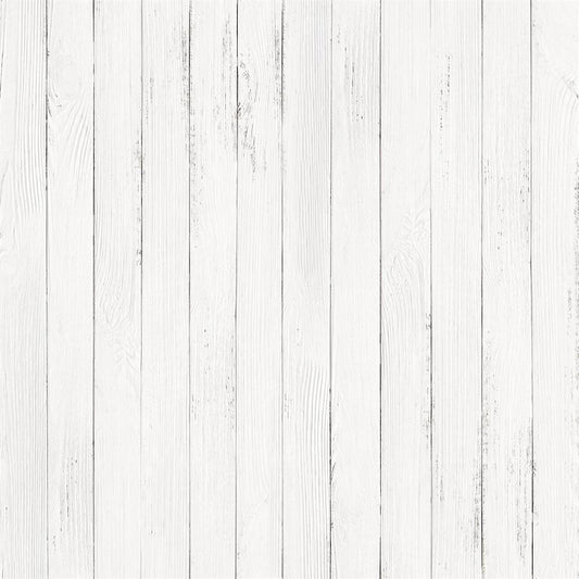 Fox White Wood Newborn Photography Vinyl Backdrops