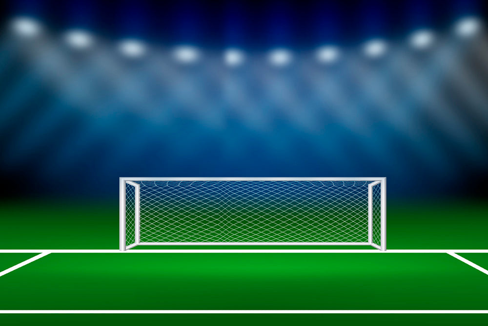 Fox Sport Football Field Vinyl Backdrop