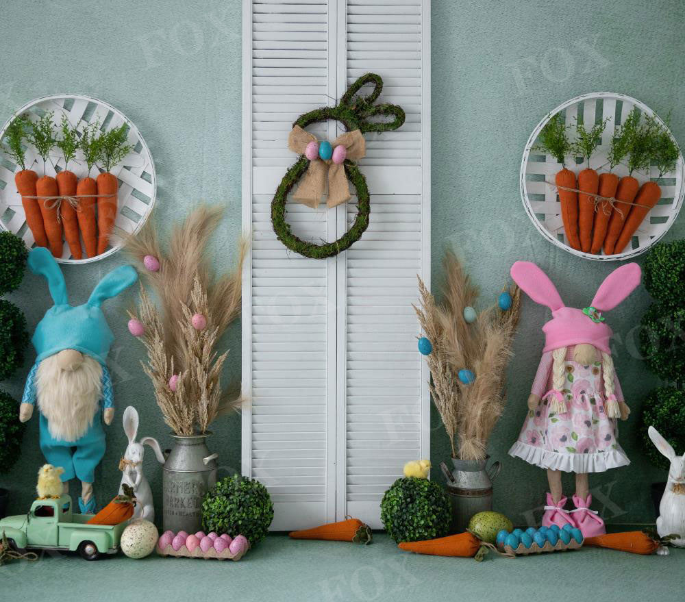 Fox Easter Children Vinyl Backdrop Designed by Blanca Perez