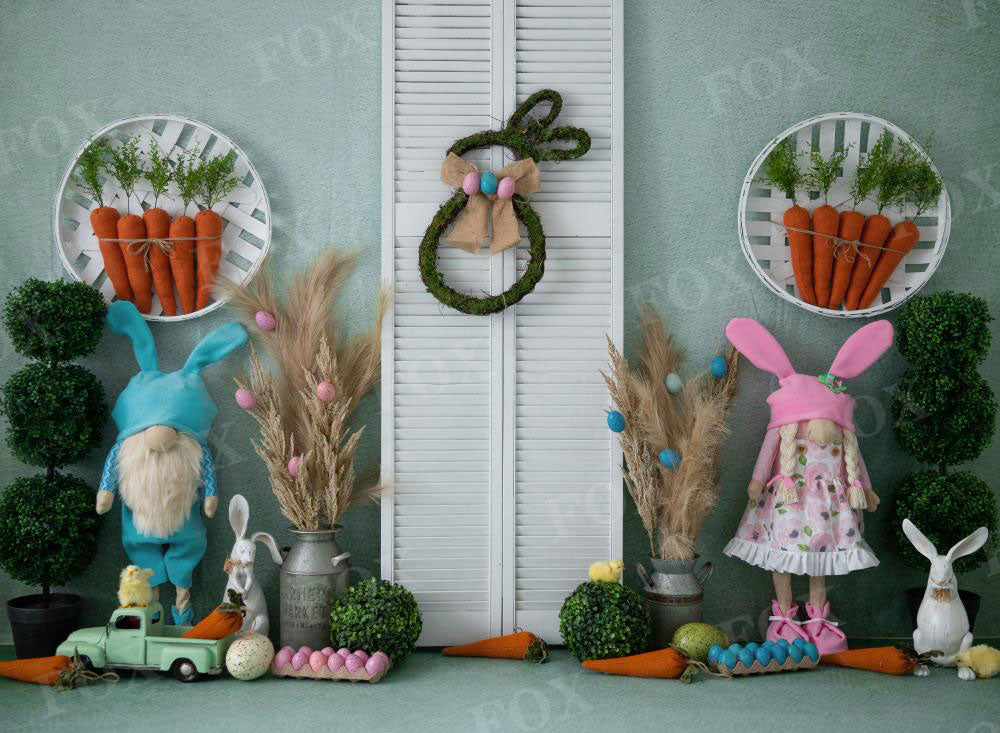 Fox Easter Children Vinyl Backdrop Designed by Blanca Perez