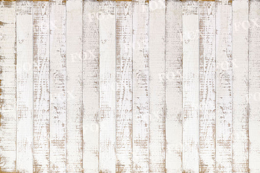 Fox White Wood Floor Vinyl Backdrops