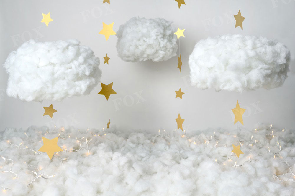 Fox Cloud Sky Vinyl Backdrop Designed by Claudia Uribe