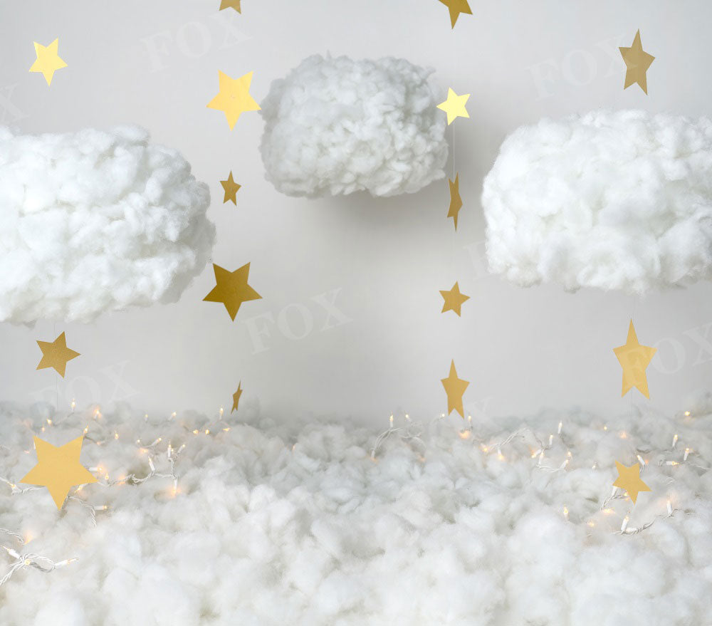 Fox Cloud Sky Vinyl Backdrop Designed by Claudia Uribe