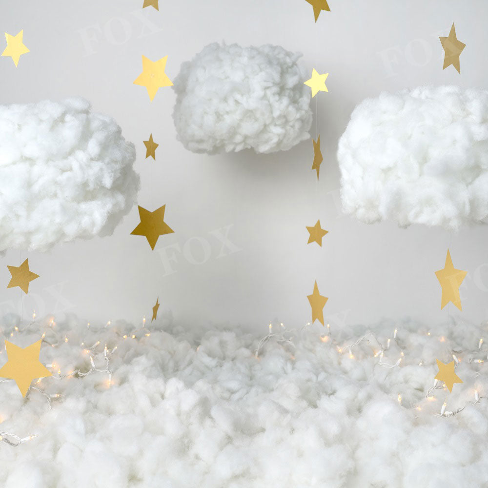 Fox Cloud Sky Vinyl Backdrop Designed by Claudia Uribe