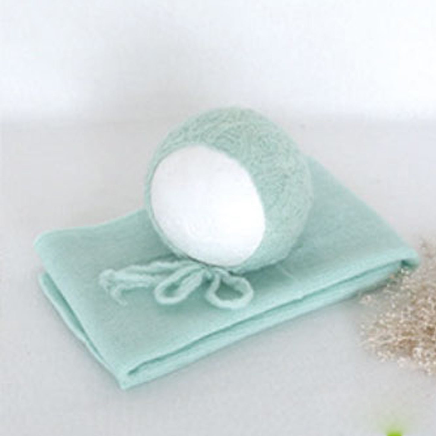 Fox 2pcs 32x150cm Newborn Baby Wrap Cloth Hat for Photography - Foxbackdrop