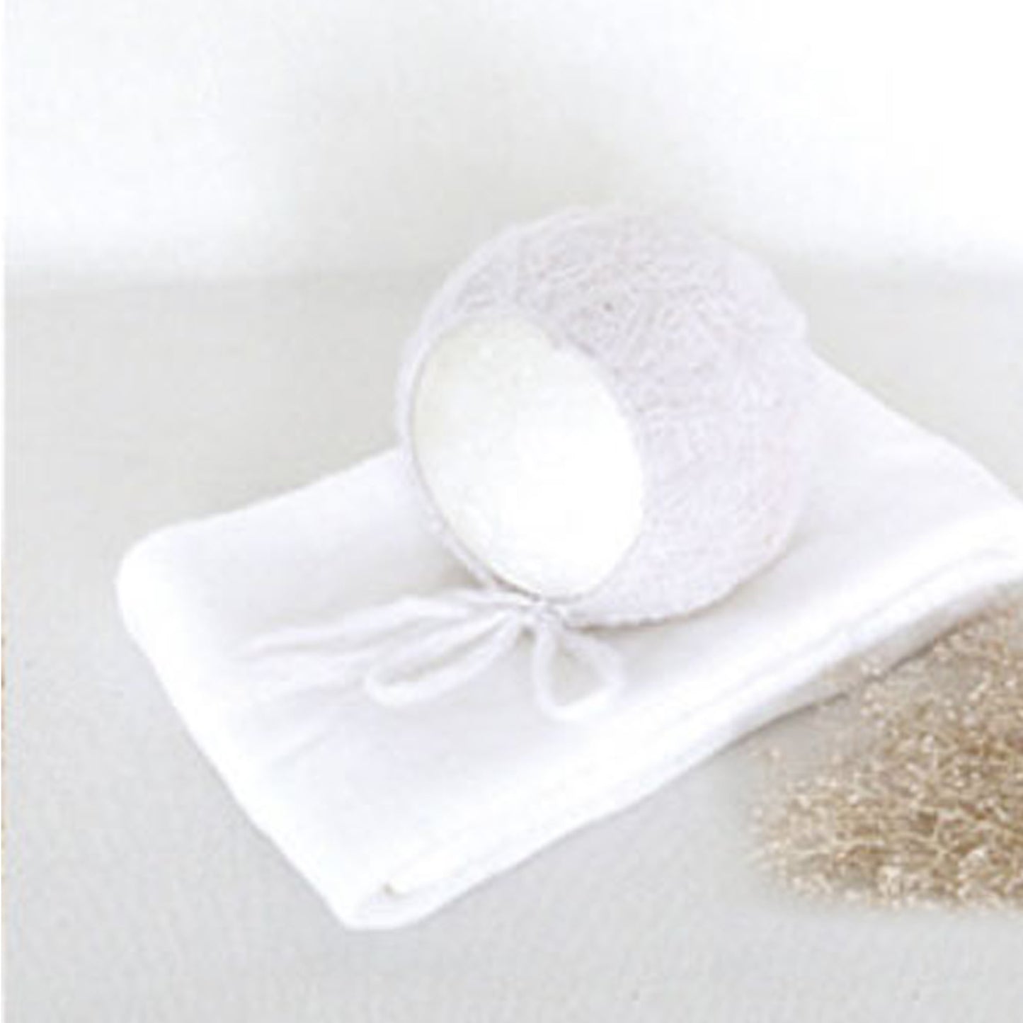 Fox 2pcs 32x150cm Newborn Baby Wrap Cloth Hat for Photography - Foxbackdrop