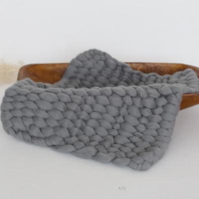 Fox 40x40cm Wool Blanket Hand-woven Props for Photographers - Foxbackdrop
