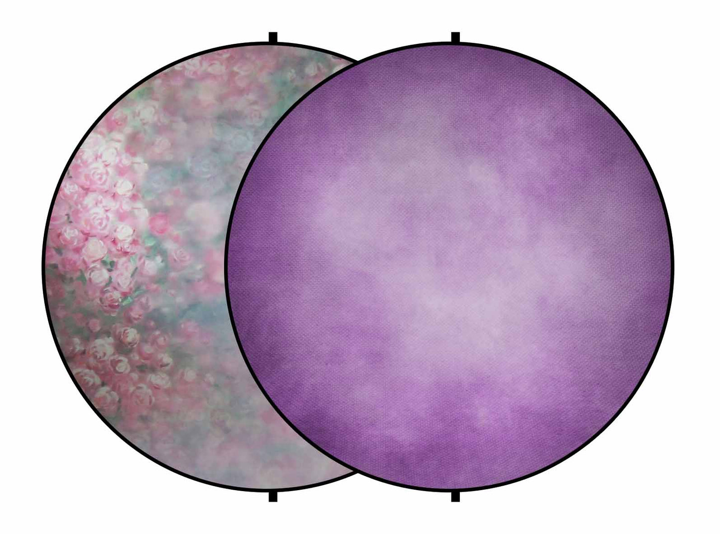 Fox Abstract Lilac/ Pink Flowers Collapsible Backdrop 5x5ft(1.5x1.5m) - Foxbackdrop