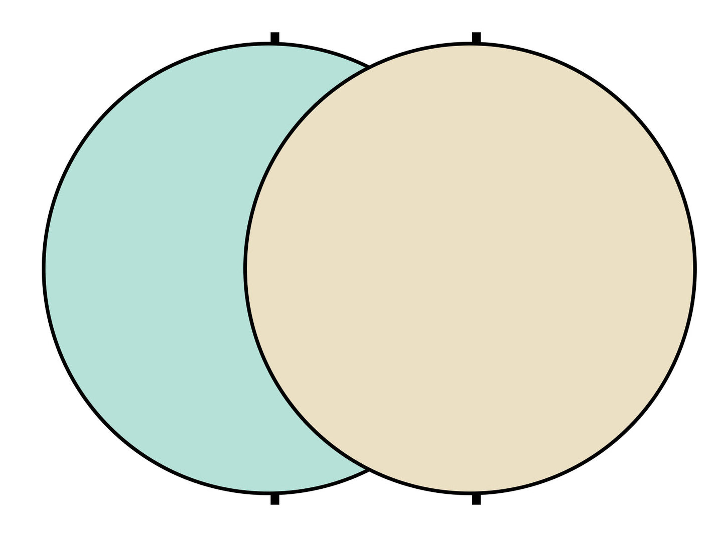 Fox Solid Green/ Champagne Collapsible Photography Backdrop 5x5ft(1.5x1.5m) - Foxbackdrop