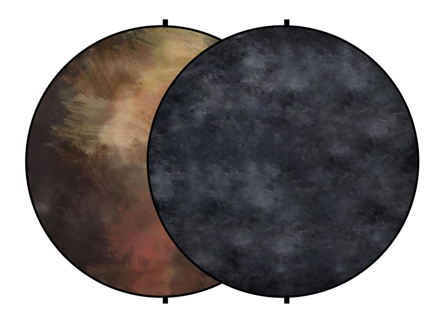 Fox Abstract Gray White/Brown Collapsible Photography Backdrop 5x5ft(1.5x1.5m) - Foxbackdrop