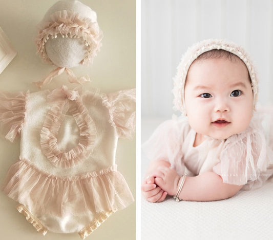 Fox Newborn Baby Clothing Outfits with Hat Kit for Photography Studio Props - Foxbackdrop