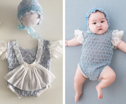 Fox Newborn Baby Clothing Outfits with Hat Kit for Photography Studio Props - Foxbackdrop