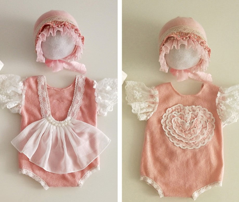 Fox Newborn Baby Clothing Outfits with Hat Kit for Photography Studio Props - Foxbackdrop