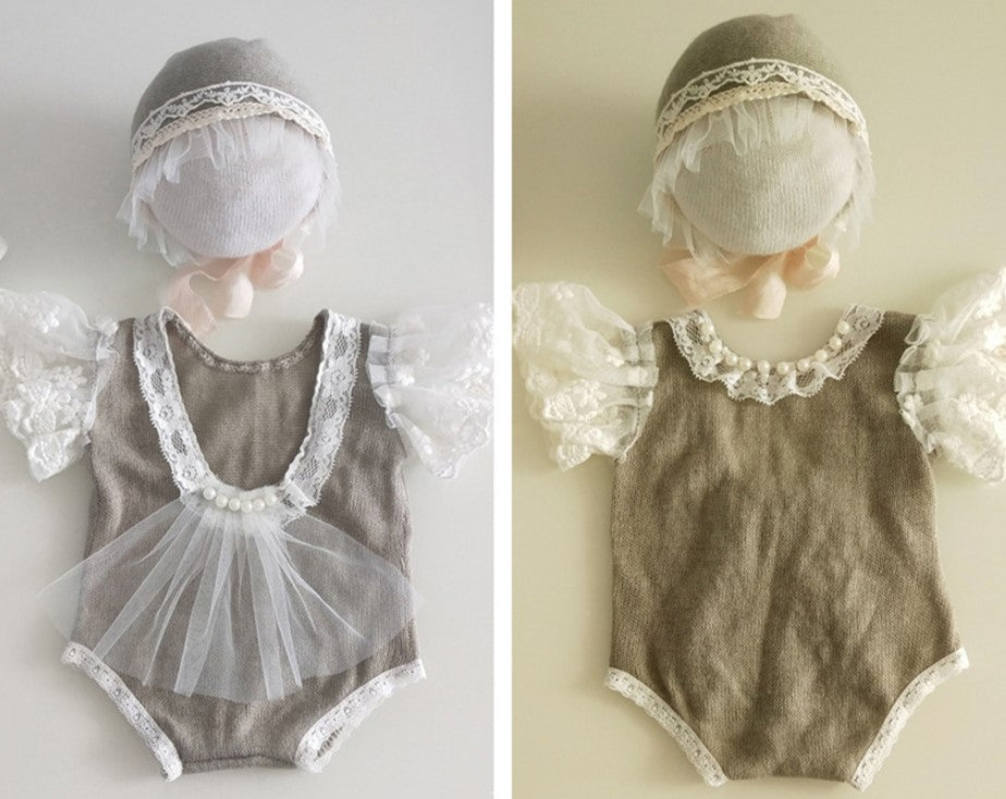 Fox Newborn Baby Clothing Outfits with Hat Kit for Photography Studio Props - Foxbackdrop
