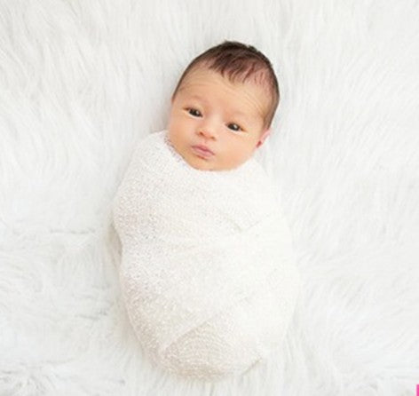 Fox 40x150cm Cotton Yarn Newborn Baby Swaddle Posing Wrap Fabric - Foxbackdrop