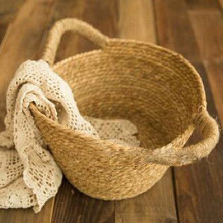 Fox Natural Baskets for Newborn Photo Props - Foxbackdrop