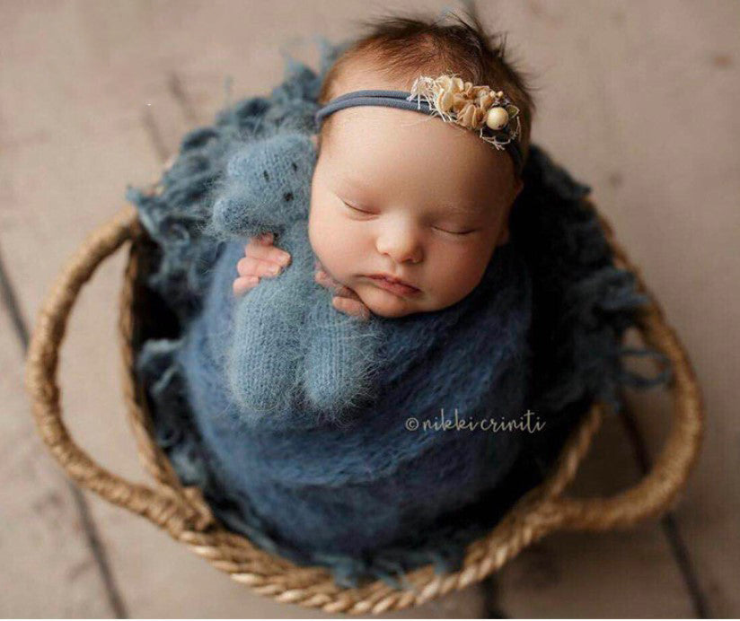 Fox Natural Baskets for Newborn Photo Props - Foxbackdrop