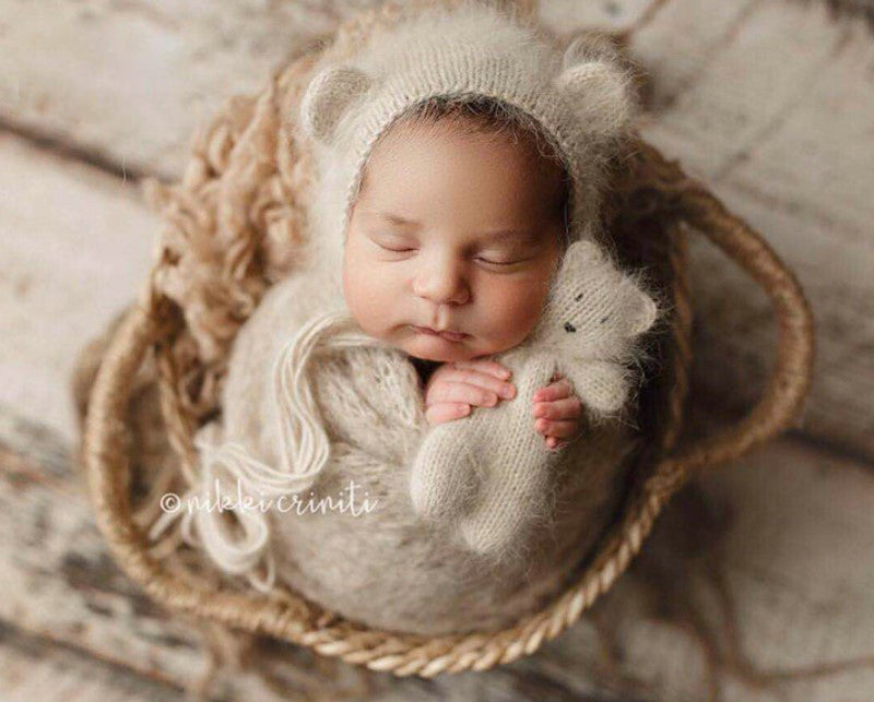 Fox Natural Baskets for Newborn Photo Props - Foxbackdrop