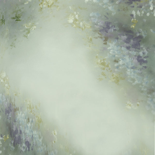 Fox Rolled Light Green Floral Vinyl Photos Backdrop - Foxbackdrop