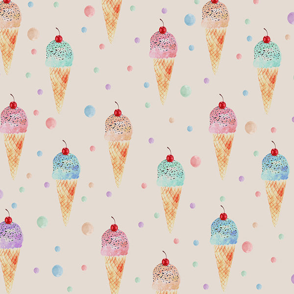 Fox Ice Cream Children Photography Vinyl Summer Backdrop - Foxbackdrop