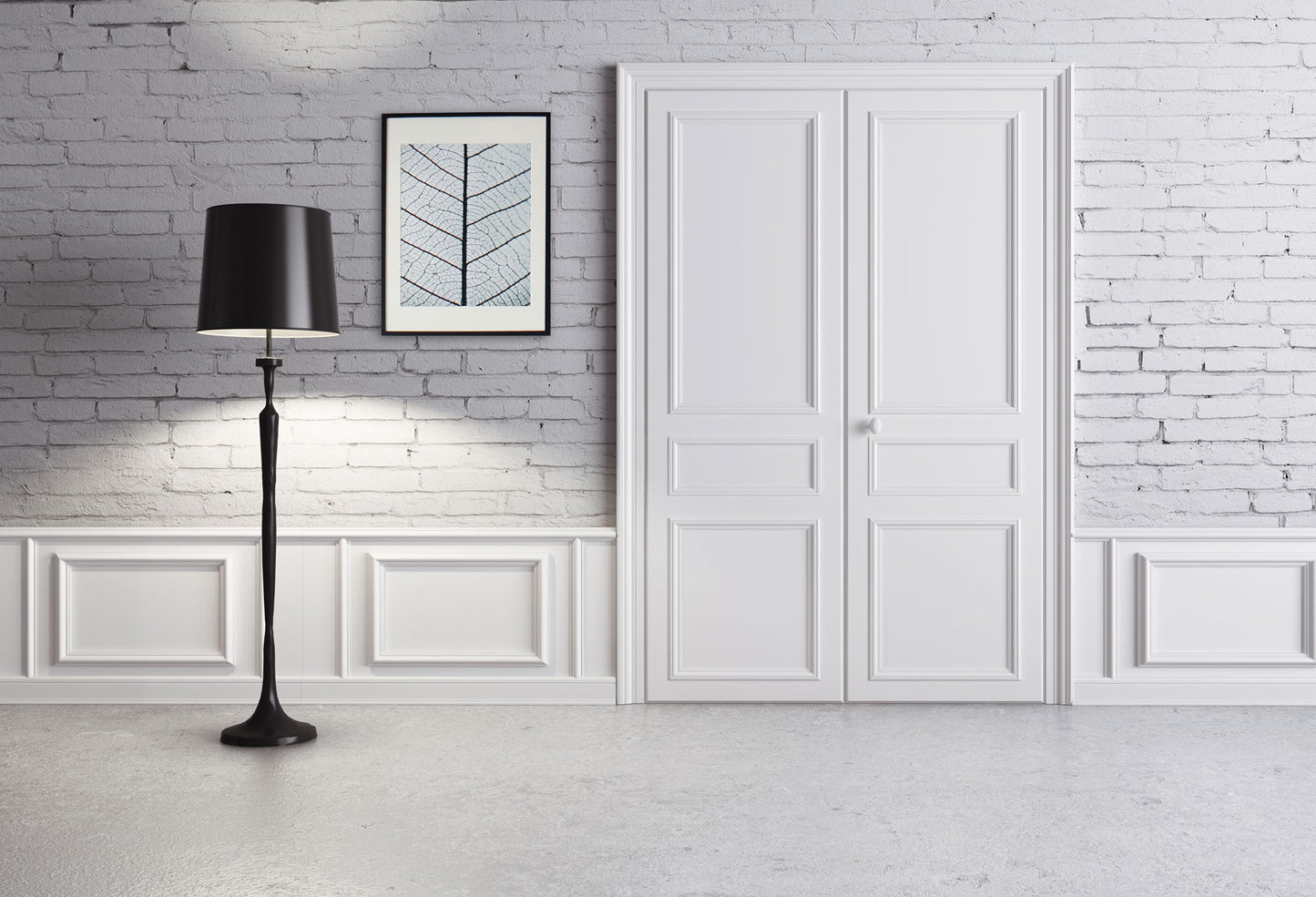 Fox White Door Wall Light Vinyl Photo Backdrop Cloth - Foxbackdrop