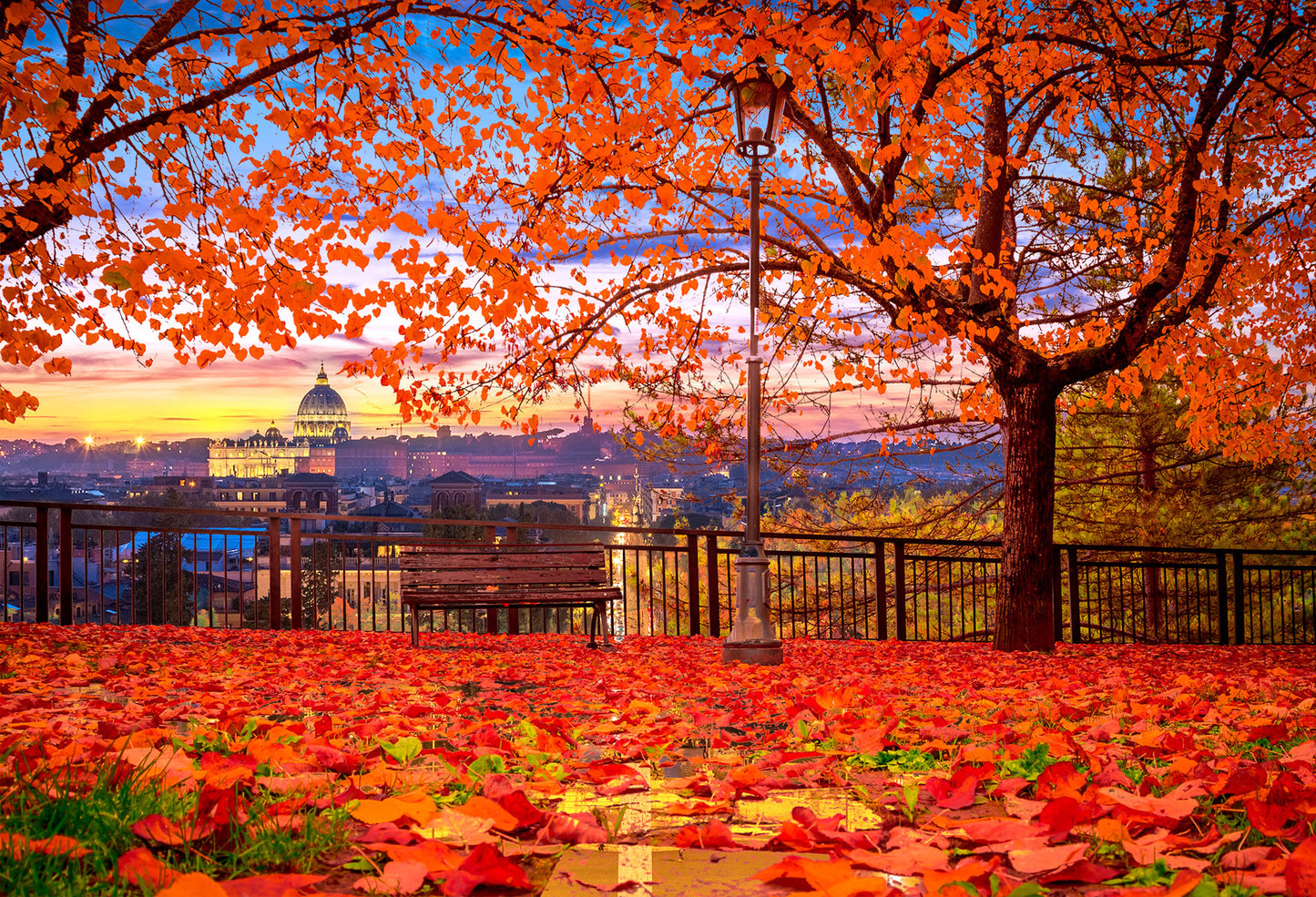 Fox Roll Red Maple Leaves Autumn Thick Vinyl Backdrops - Foxbackdrop