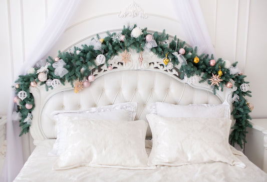 Fox Headboard Christmas Children Vinyl Photography Backdrop - Foxbackdrop