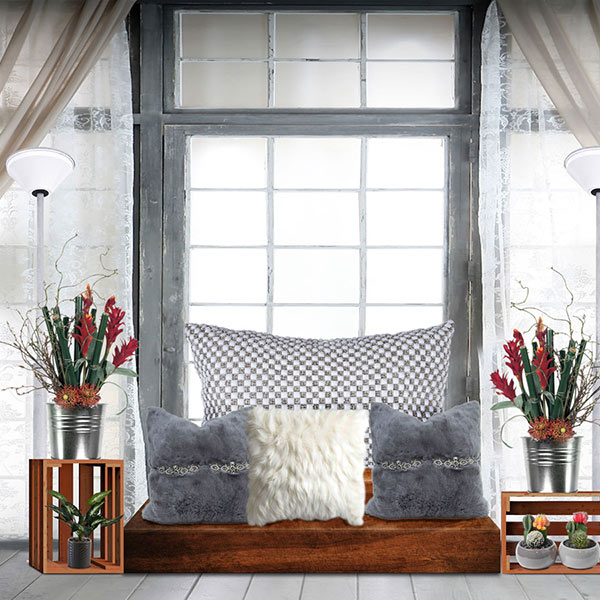 Fox Rolled Inside Room Sofa Window Vinyl Backdrop - Foxbackdrop