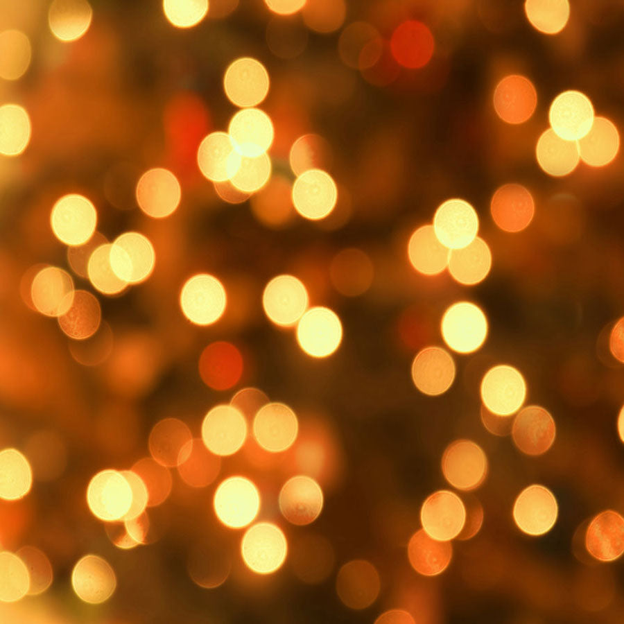 Fox Rolled Glitter Bokeh Golden Dots Vinyl Backdrop - Foxbackdrop