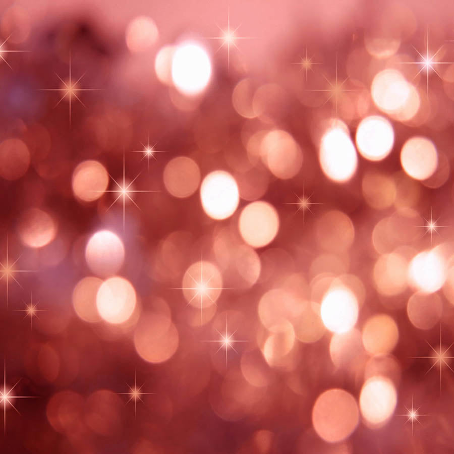 Fox Rolled Bokeh Glitter Coral Dots Shining Vinyl Backdrop - Foxbackdrop