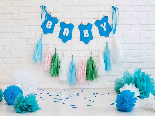 Fox Rolled Baby Birthday Cake Smash Vinyl Backdrop - Foxbackdrop