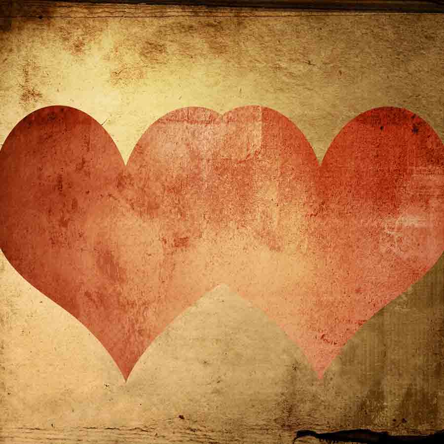 Fox Rolled Retro Brown Valentine Vinyl Backdrop for Photography - Foxbackdrop