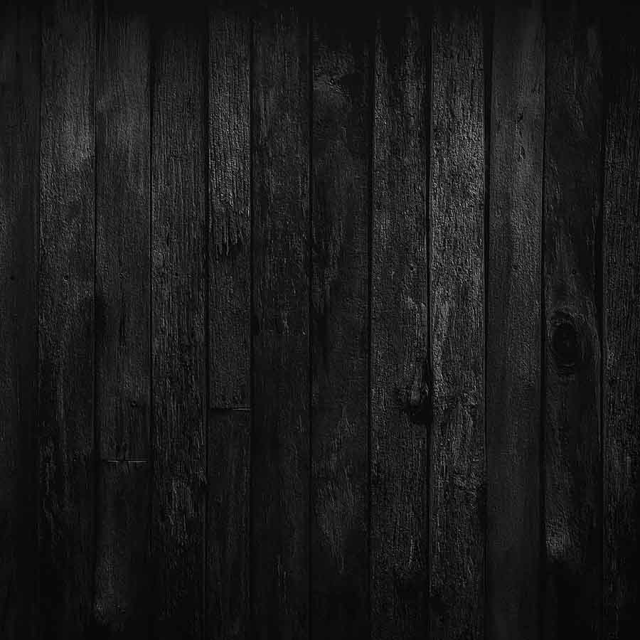 Fox Rolled Black Wood Vinyl Photography Backdrop Food - Foxbackdrop