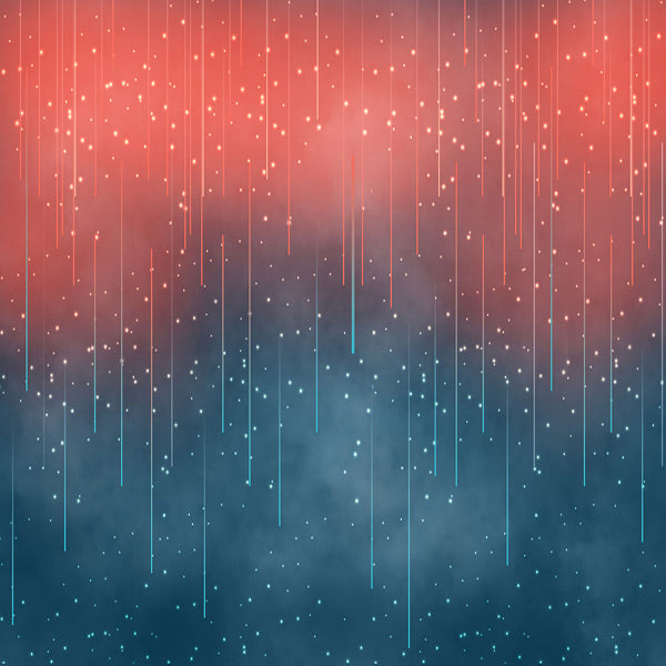 Fox Rolled Shiny Meteor Shower Vinyl Photography Backdrop - Foxbackdrop