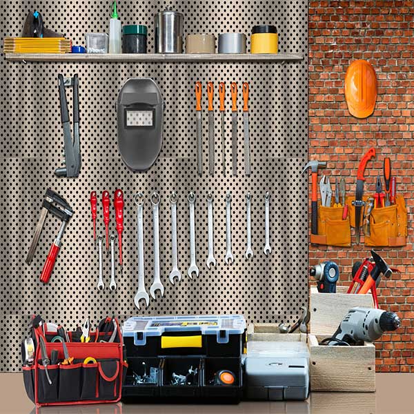 Fox Rolled Vinyl Children Constrcution Photography Backdrop - Foxbackdrop