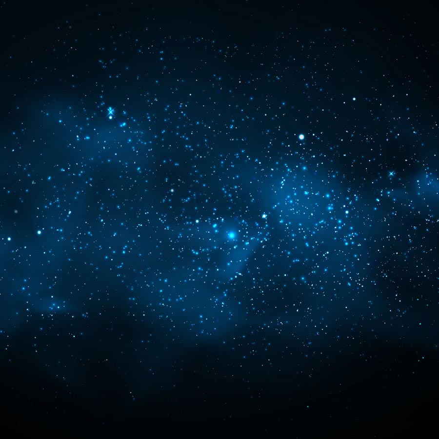 Fox Rolled Dark Blue Star Sky Vinyl Children Backdrop - Foxbackdrop