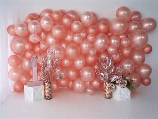 Fox Rolled Cake Smash Birthday Vinyl Backdrop Design by Kali - Foxbackdrop