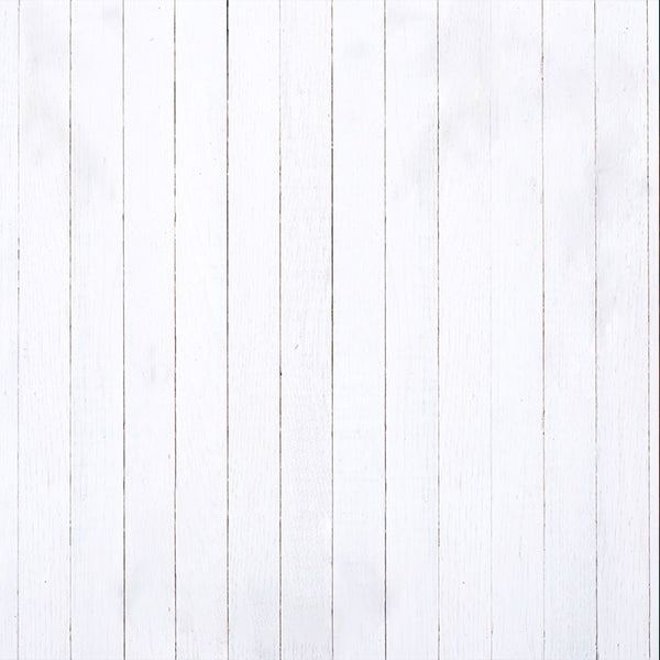 Fox Rolled White Wood Board Wall Vinyl Photography Backdrop - Foxbackdrop