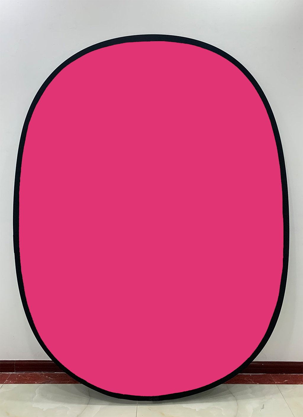 Fox Solid Light Blue/ Solid Rose Red Collapsible Backdrop Photography 5X6.5ft(1.5x2m) - Foxbackdrop