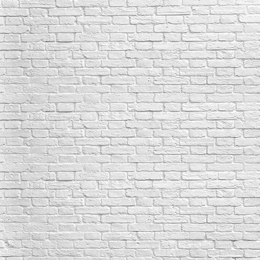 Fox Rolled White Gray Brick Wall Vinyl Photo Backdrop - Foxbackdrop