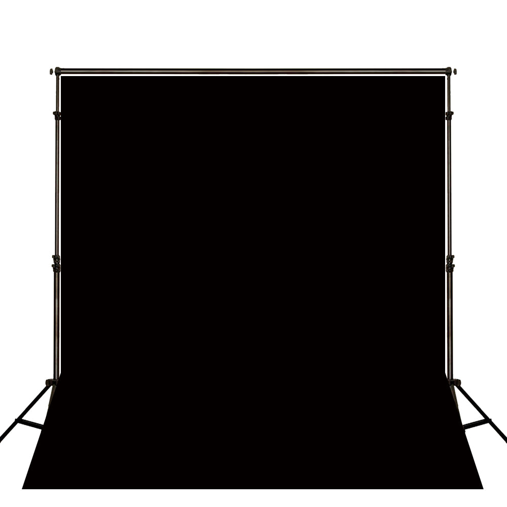 Fox Rolled Solid Black Vinyl Photo Studio Backdrop - Foxbackdrop