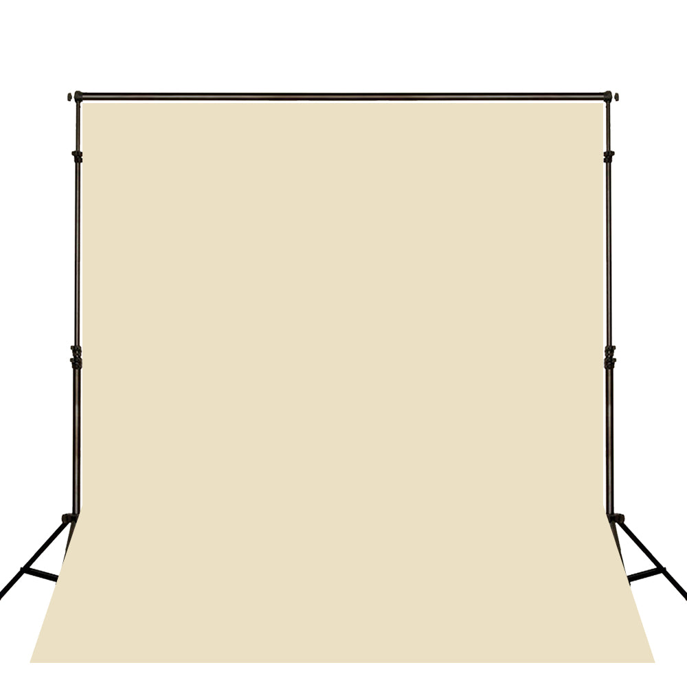 Fox Rolled Solid Cream Vinyl Photo Studio Backdrop - Foxbackdrop