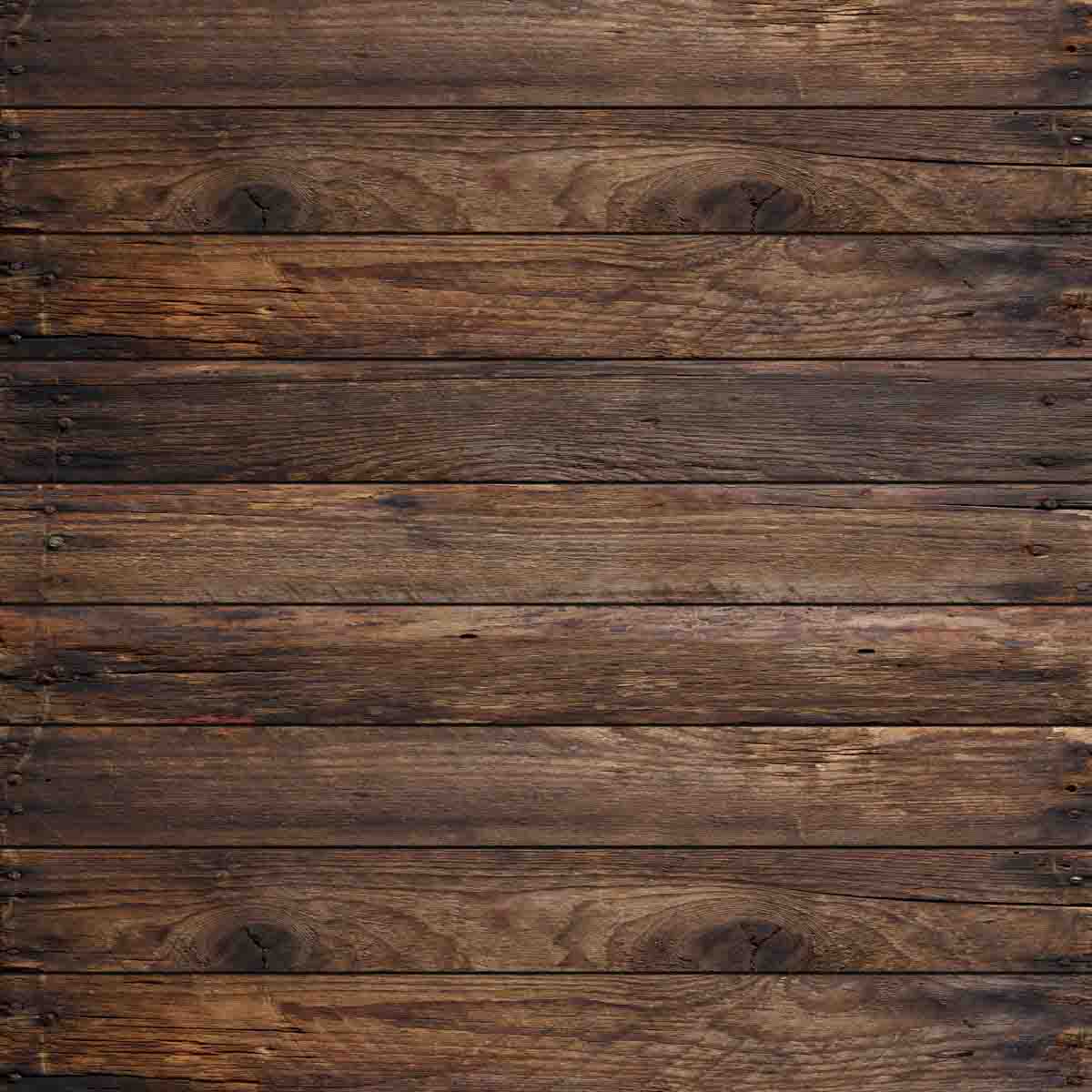 Fox Rolled Brown Barn Wood Vinyl Photography Backdrop - Foxbackdrop